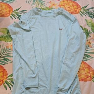 Light Blue Long Sleeve Rash Guard